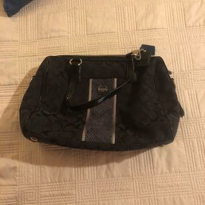 Black coach purse